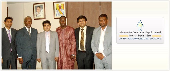 Mr Aboobacker Mohammed Ali with H.E. Ousmane Tandia and Mr Seydou Coulibaly